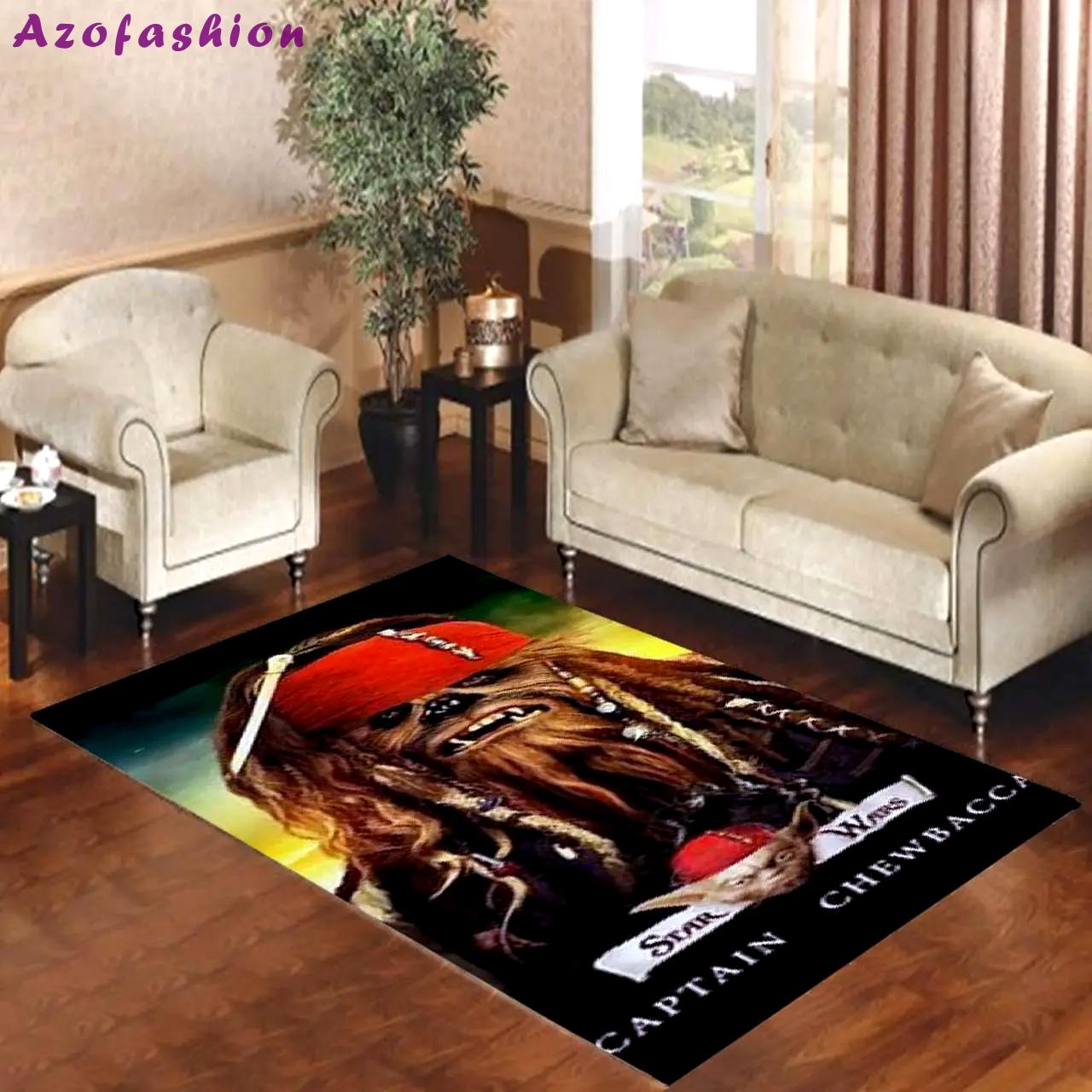 Captain chewbacca star wars area rug living room rug home decor 2002173 Rectangle Rug