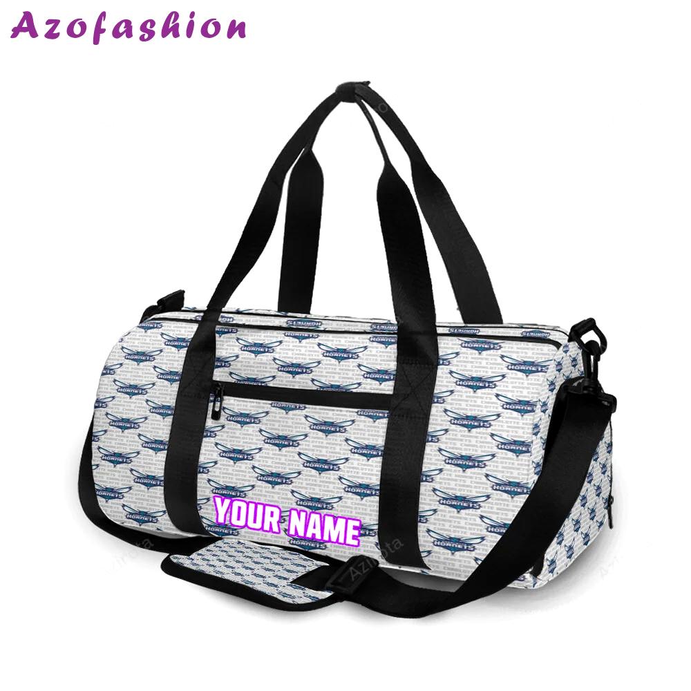 Charlotte hornets 4 personalized name travel bag gym bag 1260 Travel Bag