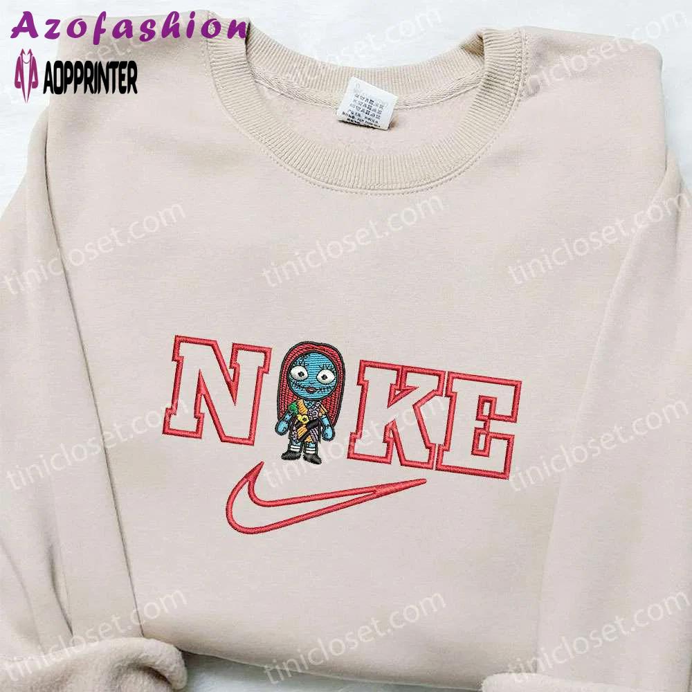 Chibi sally x nike movie embroidered sweatshirt horror & halloween hoodie Embroidered Shirt