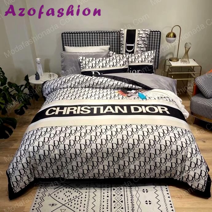 Christian dior logo type 1639 Bedding Sets luxury ideas covers premium fashion brand duvet blankets home decor hyperbeast Bedroom sheets bedspread bed linen bedclothes