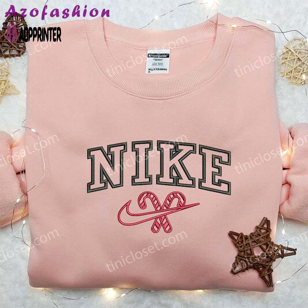 Christmas sticks x nike embroidered hoodie & shirt: best christmas gift ideas Embroidered Shirt