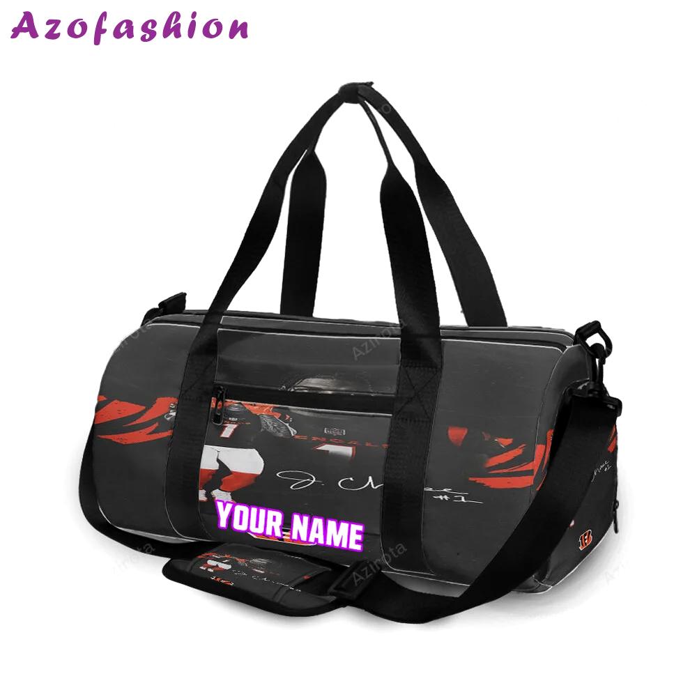 Cincinnati bengals chase 1 personalized name travel bag gym bag 2066 Travel Bag