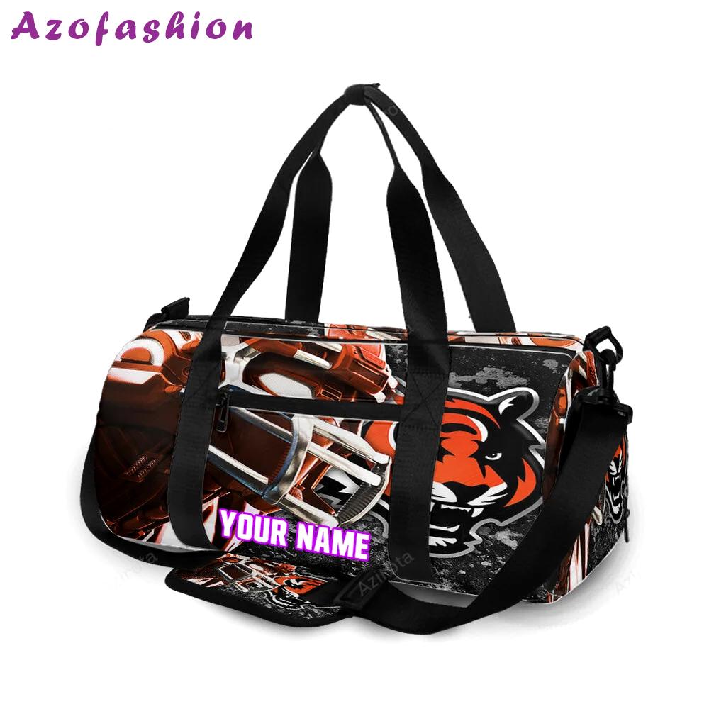 Cincinnati bengals player personalized name travel bag gym bag 310 Travel Bag