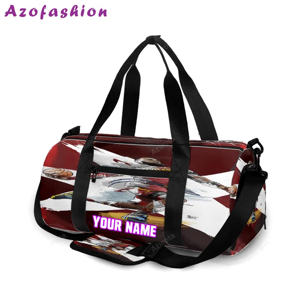 Cleveland cavaliers lebron james 23 v11 personalized name travel bag gym bag 1758 Travel Bag