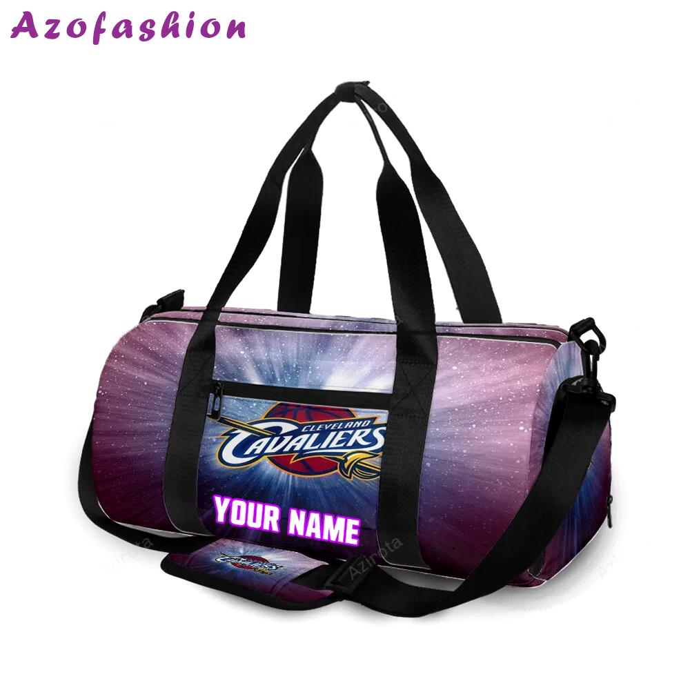 Cleveland cavaliers logo7 personalized name travel bag gym bag 394 Travel Bag
