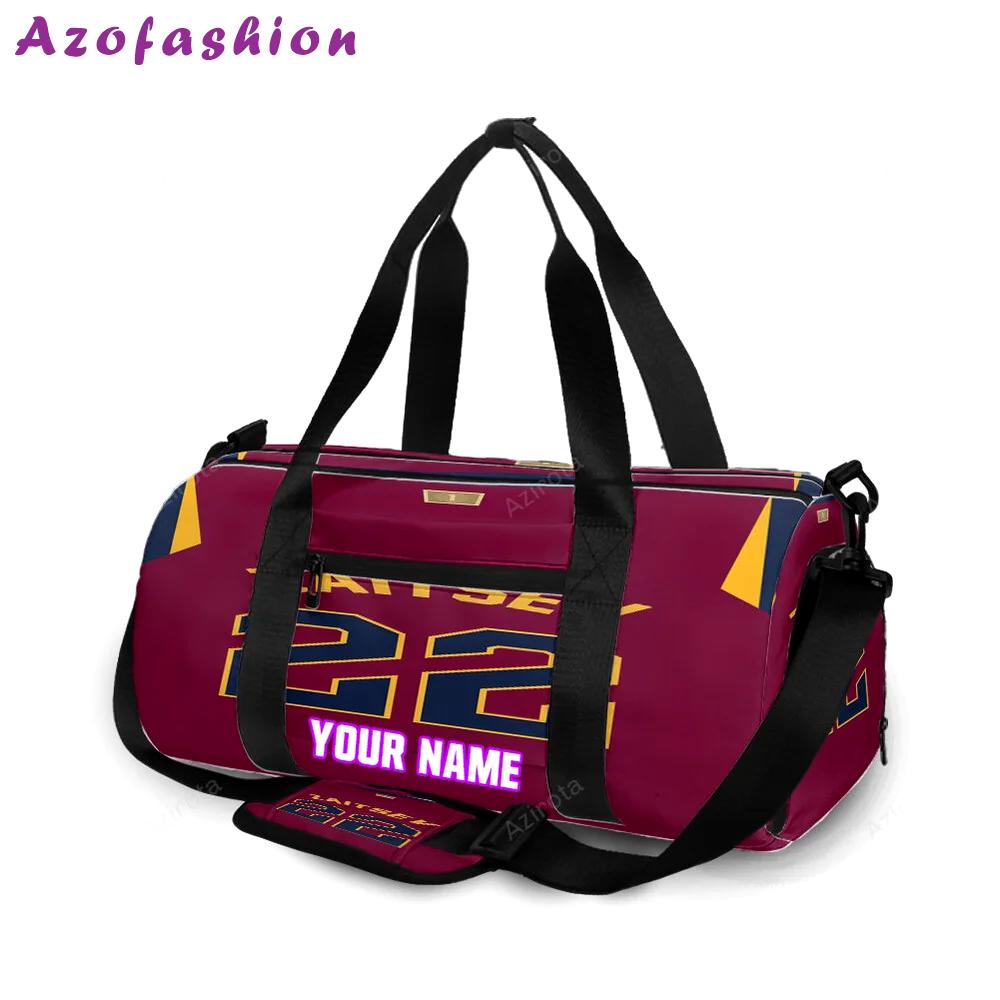 Cleveland cavaliers zaitsev 22 personalized name travel bag gym bag 1620 Travel Bag