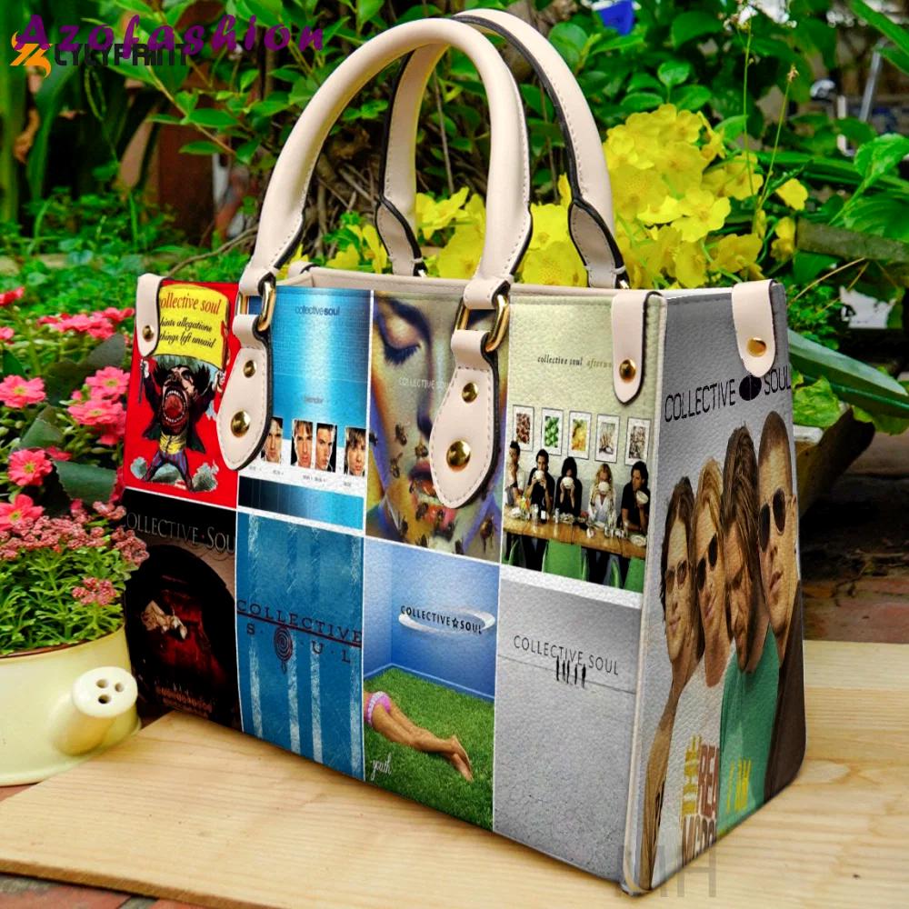 Collective soul leather handbag gift for women 446 Women Leather Hand Bag