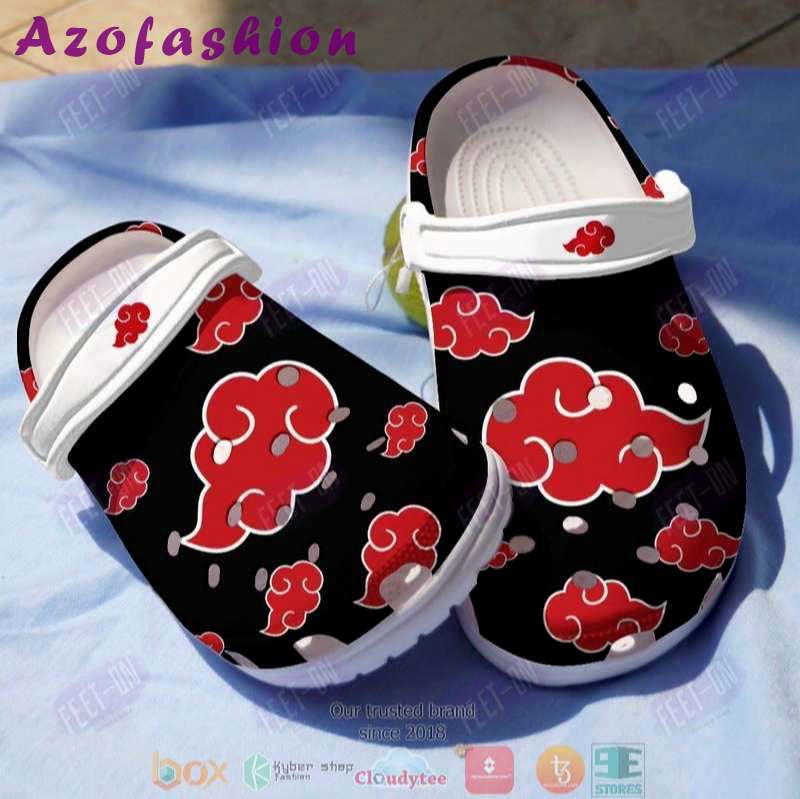Crocs outfit - akatsuki cloud naruto anime crocs crocband clogs shoes - 10 Crocs Outfit