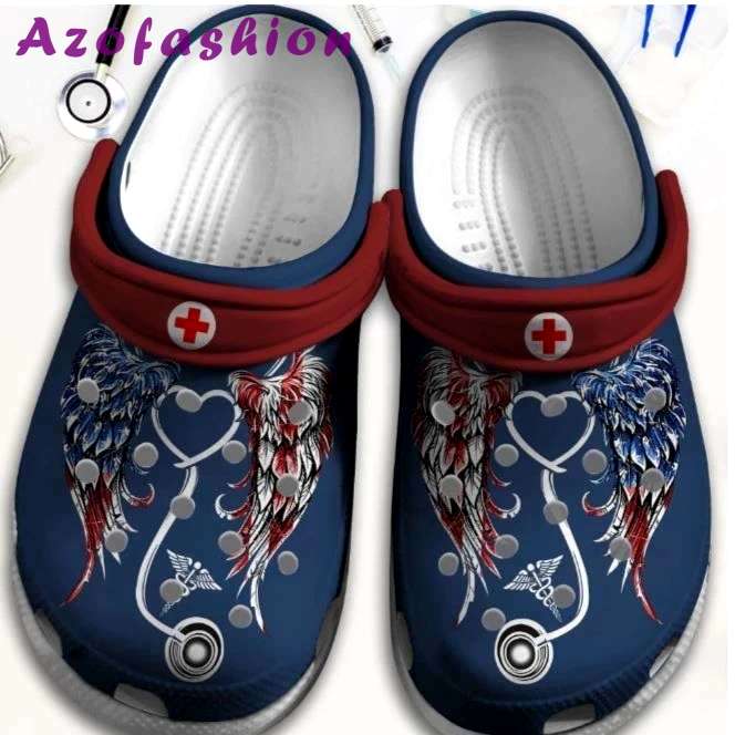 Crocs outfit - angle nurse usa gifts 4th of july crocs crocband clogs - 25 Crocs Outfit