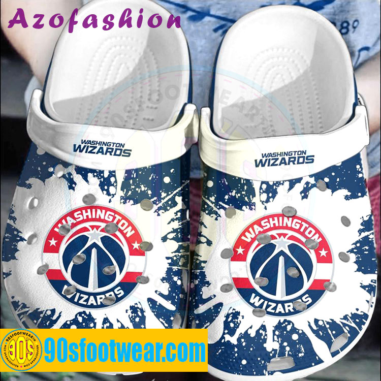 Crocs outfit - basketball crocs washington wizards custom classic clog - 215 Crocs Outfit