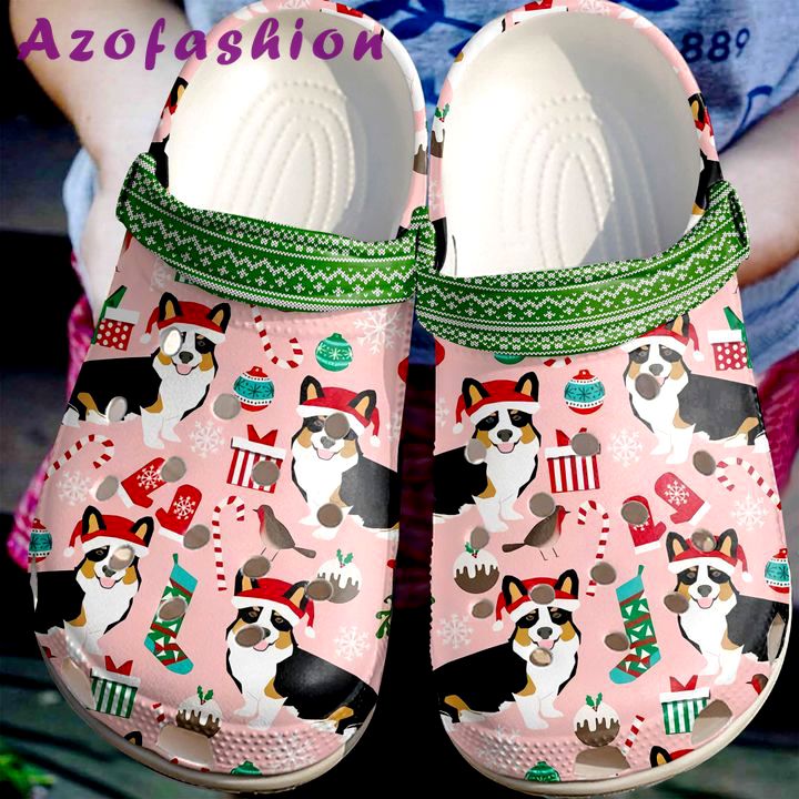 Crocs outfit - corgi merry corgimas christmas pattern crocs crocband clog shoes for men women - 412 Crocs Outfit