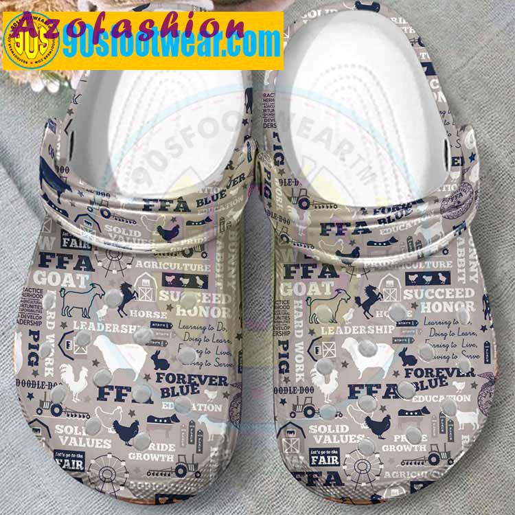 Crocs outfit - ffa crocs – agriculture ffa gray custom classic clog - 688 Crocs Outfit