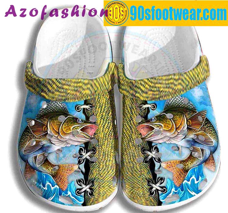 Crocs outfit - fishing crocs – cool bass fishing custom classic clog - 710 Crocs Outfit