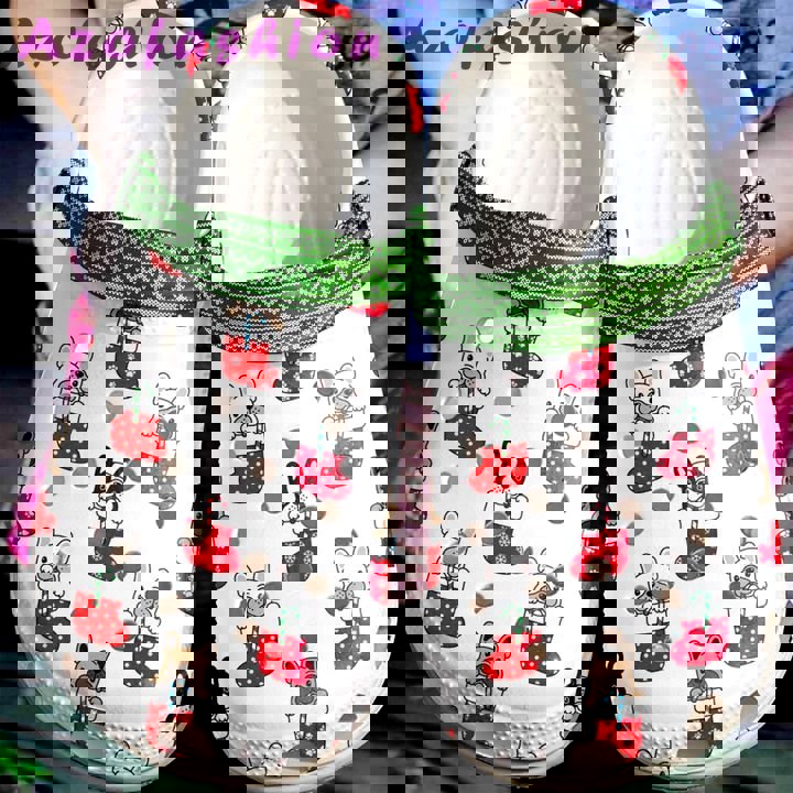 Crocs outfit - french bulldog frenchies in socks christmas crocs crocband clog shoes for men women - 735 Crocs Outfit