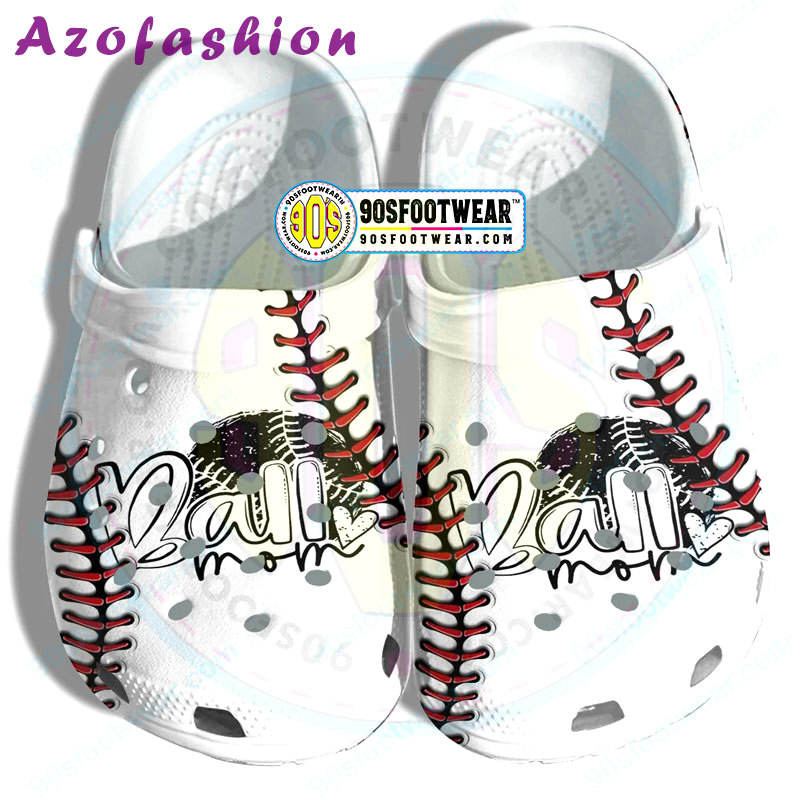 Crocs outfit - gift for mothers day ball mom funny baseball crocs - 768 Crocs Outfit