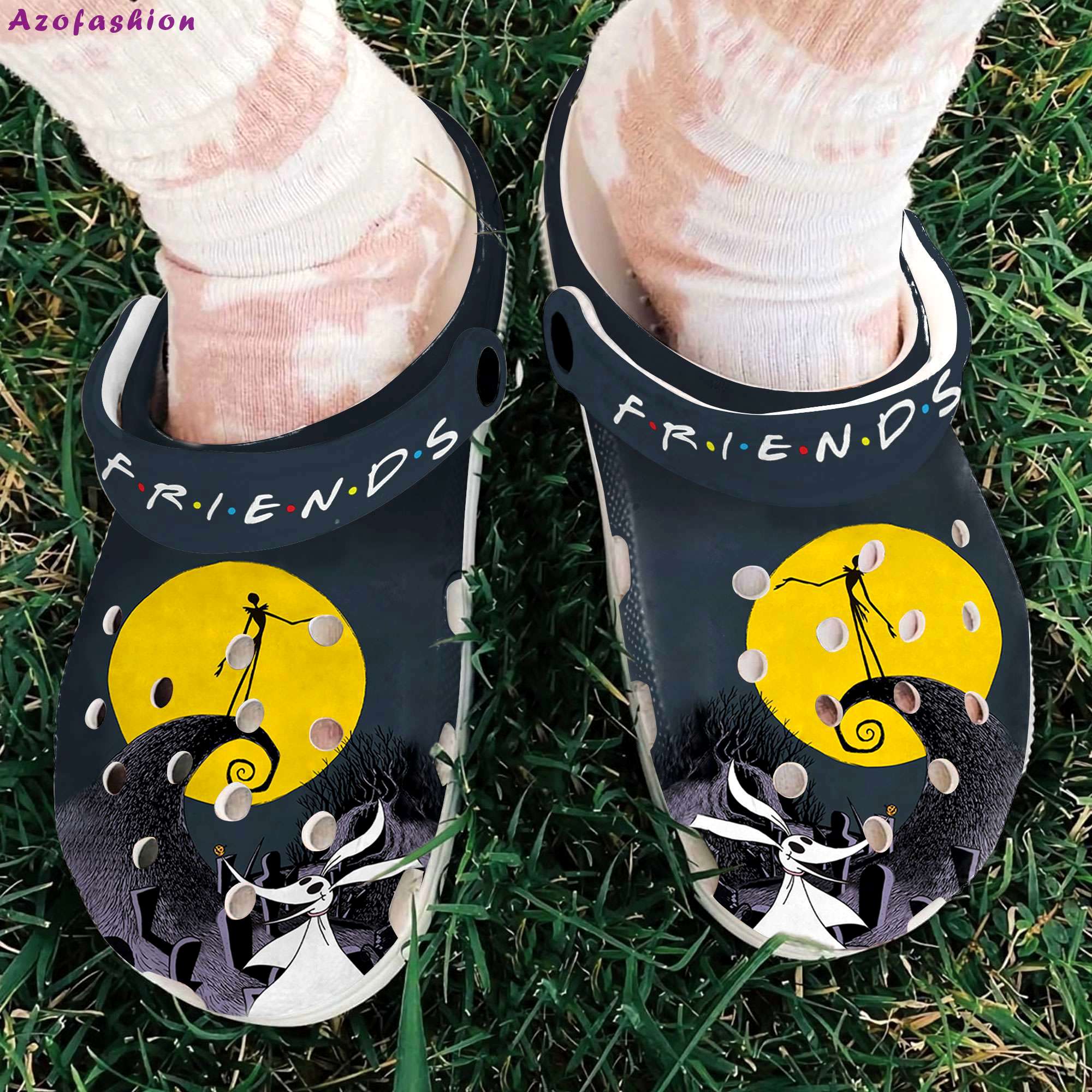 Crocs outfit - halloween friend nightmare before christmas moonlight crocs crocband clogs - 1022 Crocs Outfit