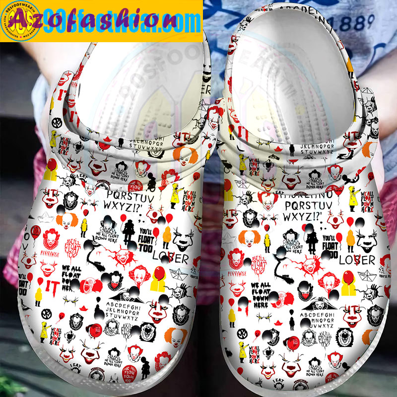 Crocs outfit - halloween movie crocs it pennywise pattern classic clogs - 1082 Crocs Outfit