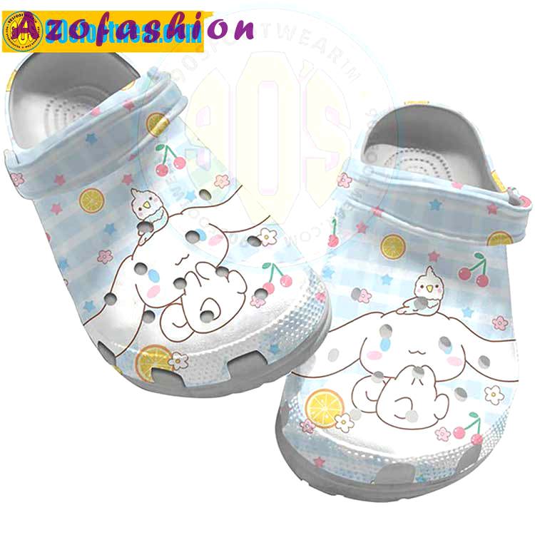 Crocs outfit - hello kitty crocs – cinnamaroll blue plaid crocband clog shoes - 1195 Crocs Outfit