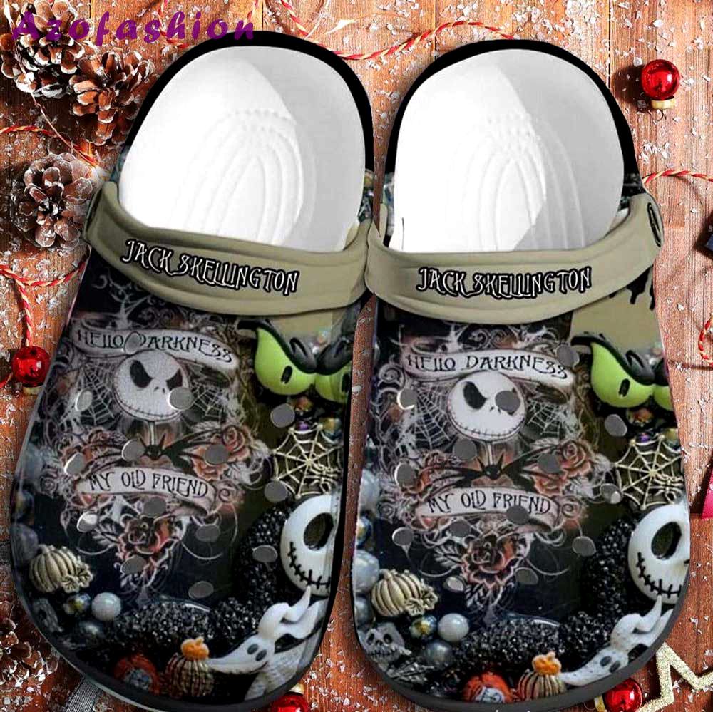 Crocs outfit - jack skellington hello darkness tnbc movie halloween crocs clogs crocband shoes - 1304 Crocs Outfit