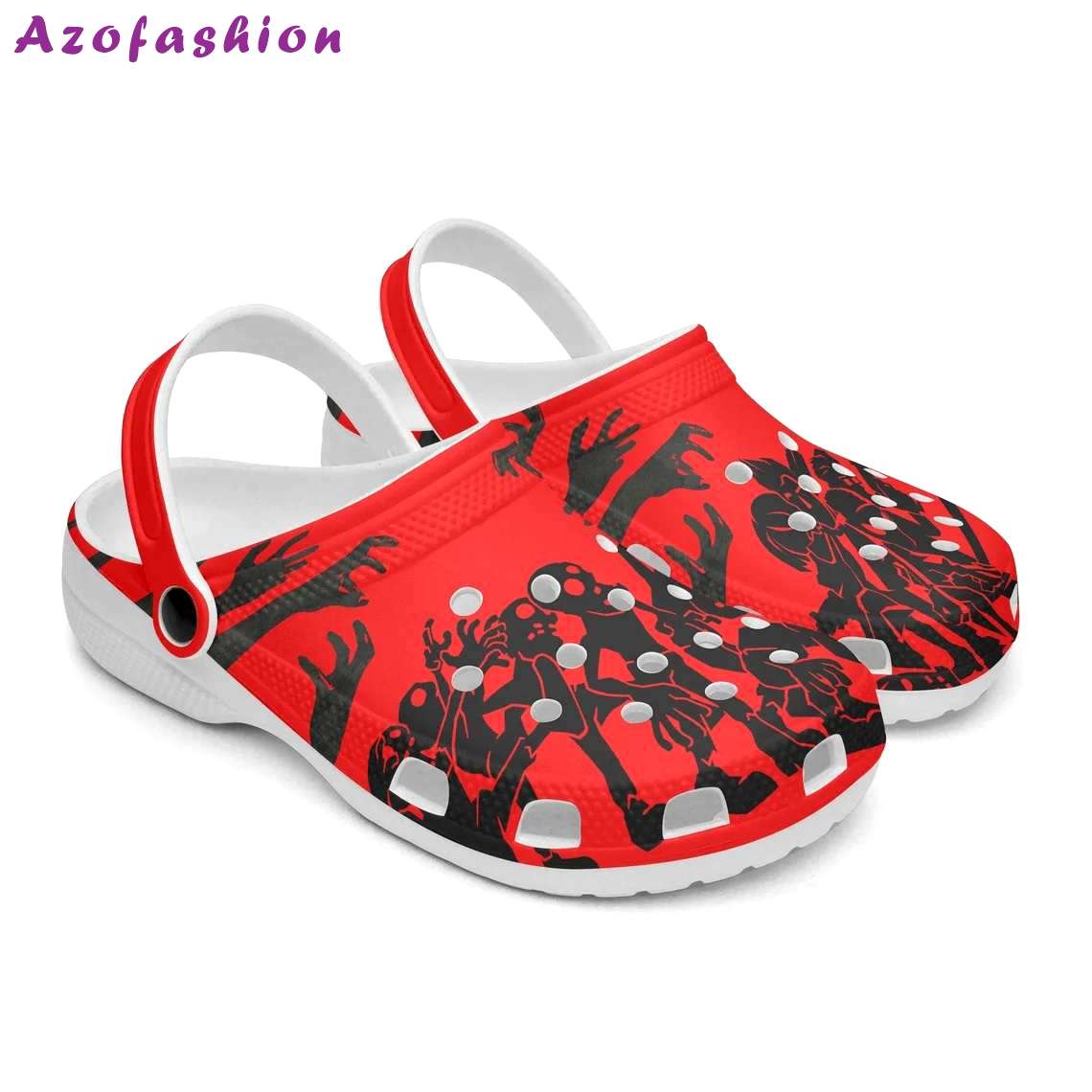 Crocs outfit - kill all zombies patrol red crocs clogs crocband shoes - 1345 Crocs Outfit
