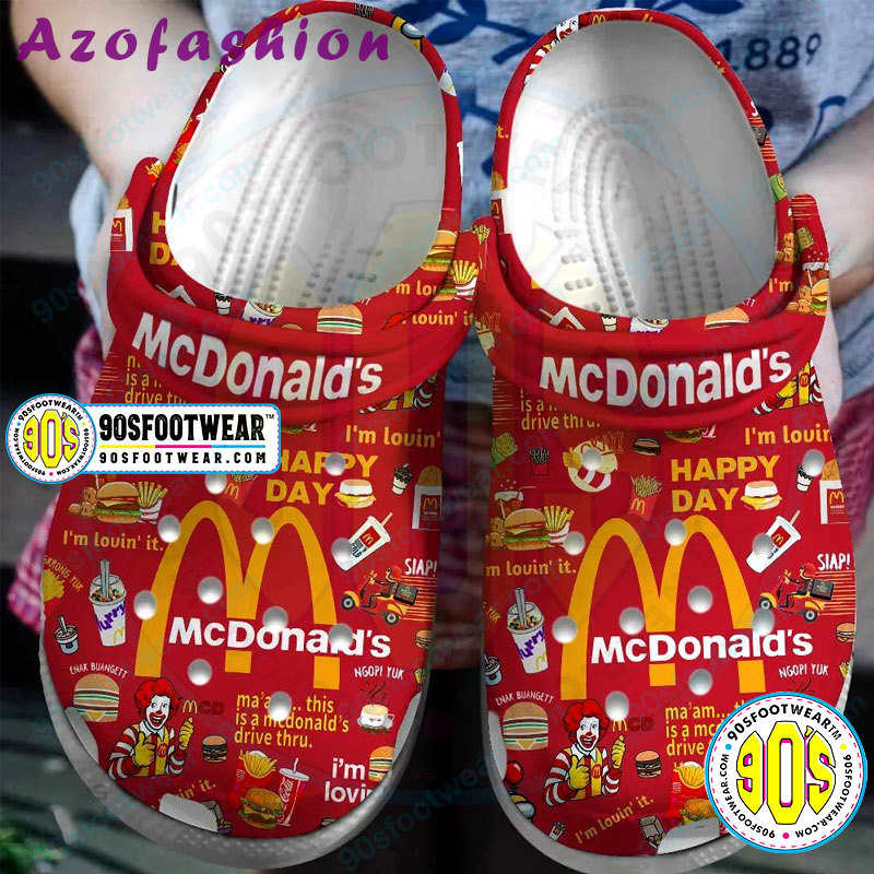 Crocs outfit - mcdonald crocs happy mcdonald red color clog shoes - 1404 Crocs Outfit
