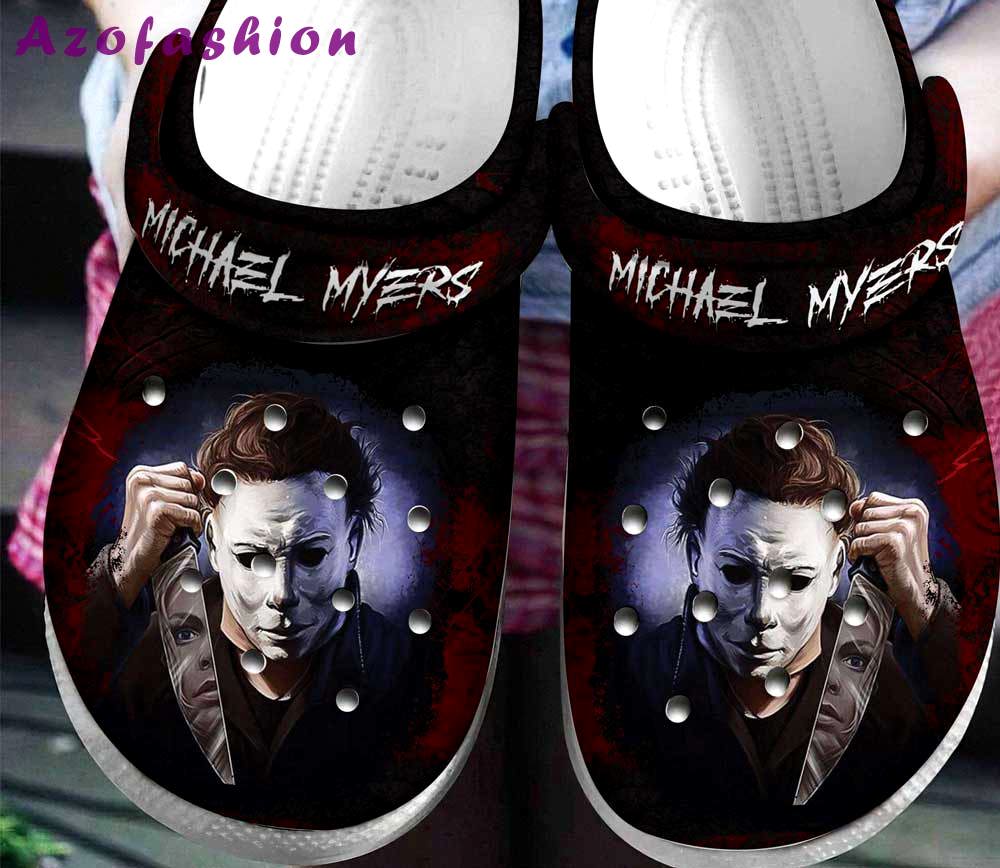 Crocs outfit - michael myers horror face crocs crocband clogs shoes - 1427 Crocs Outfit