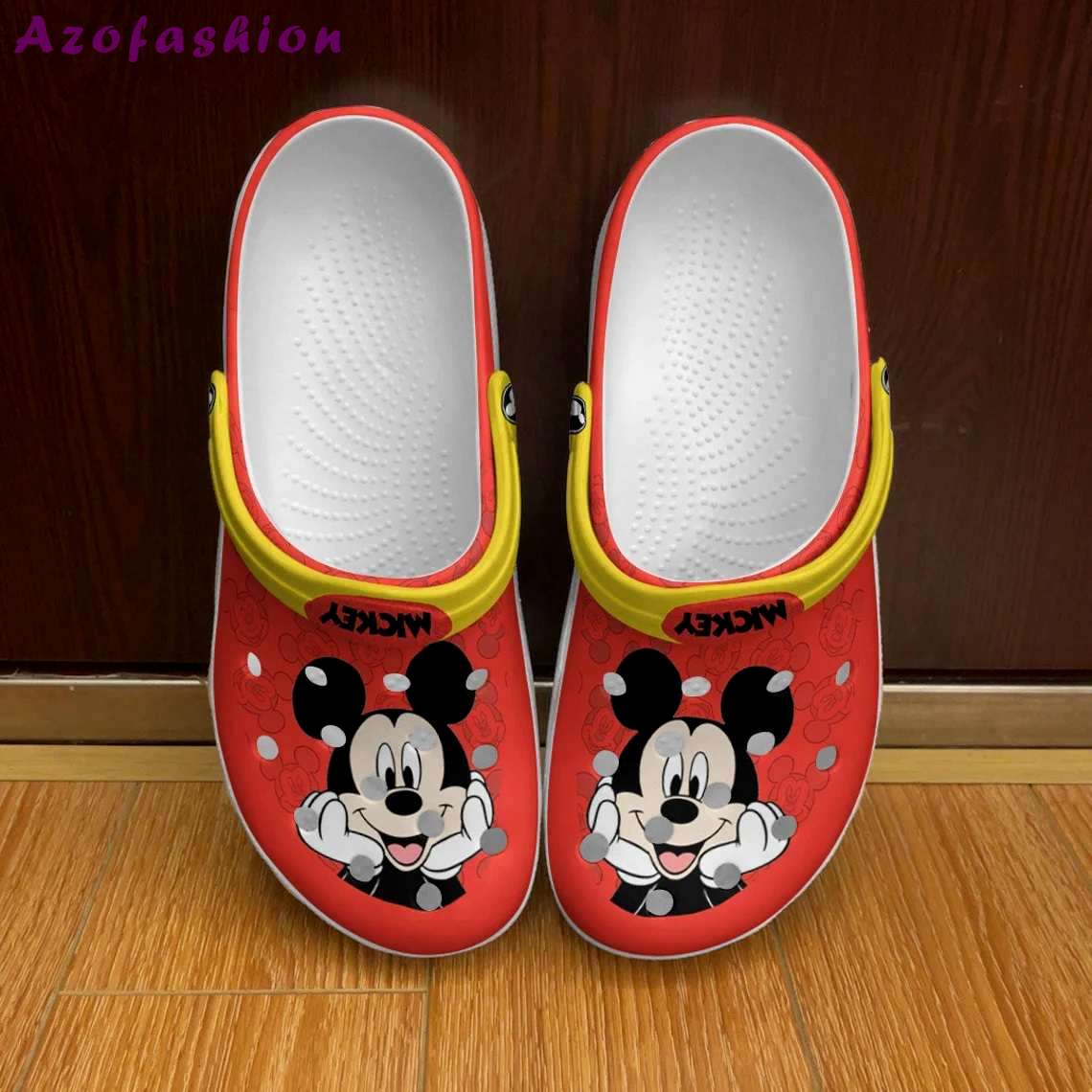 Crocs outfit - mickey mouse red patterns disney graphic cartoon unisex crocs clogs crocband shoes - 1456 Crocs Outfit