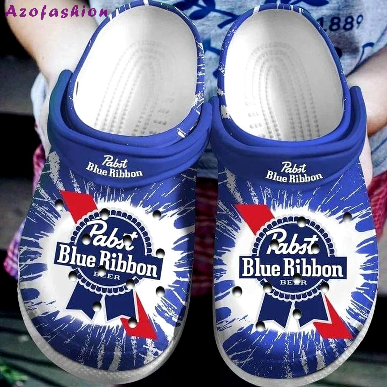 Crocs outfit - pabst blue ribbon beer crocs crocband clog shoes for men women - 1592 Crocs Outfit