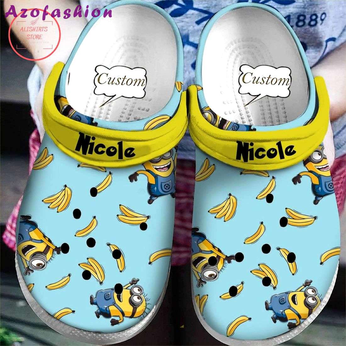 Crocs outfit - personalized minions movie banana crocs clogs crocband shoes - 1766 Crocs Outfit