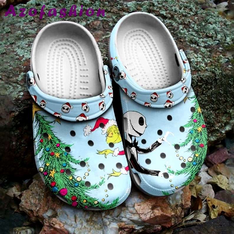 Crocs outfit - the grinch & jack funny christmas tree crocs clogs crocband shoes - 2199 Crocs Outfit