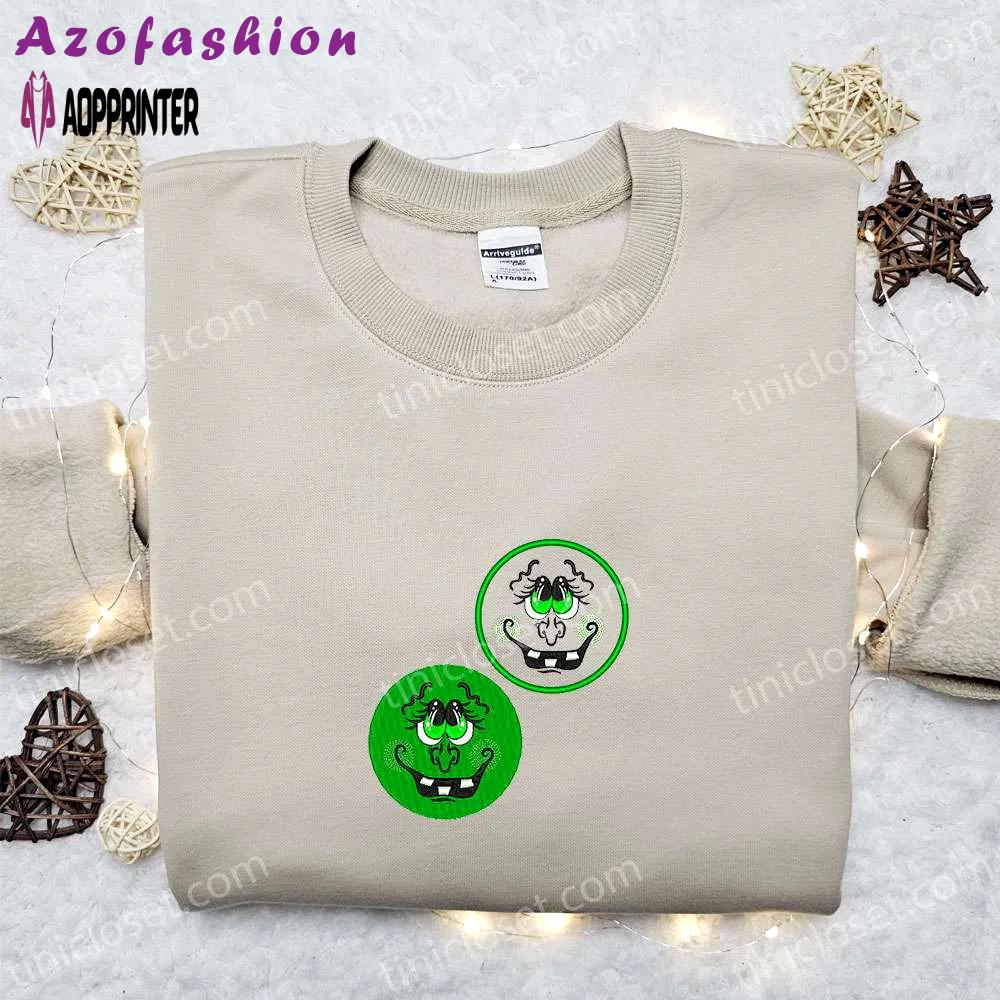 Custom smile logo embroidered shirt & sweatshirt: best family gift ideas Embroidered Shirt