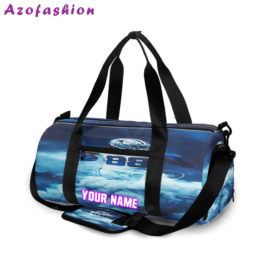 Dallas cowboys number 88 cloud personalized name travel bag gym bag 1280 Travel Bag