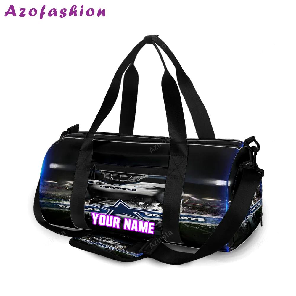 Dallas cowboys player stadium personalized name travel bag gym bag 1518 Travel Bag