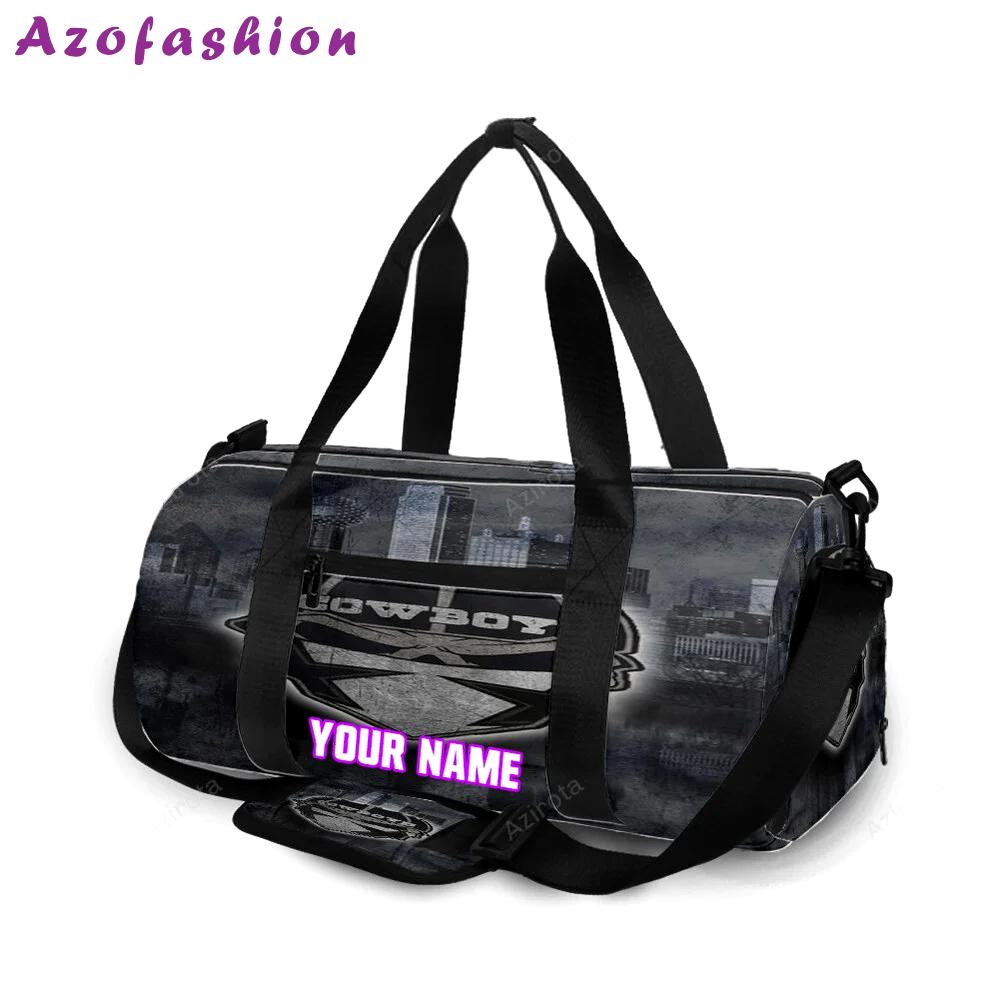 Dallas cowboys skull wearing mask city personalized name travel bag gym bag 193 Travel Bag