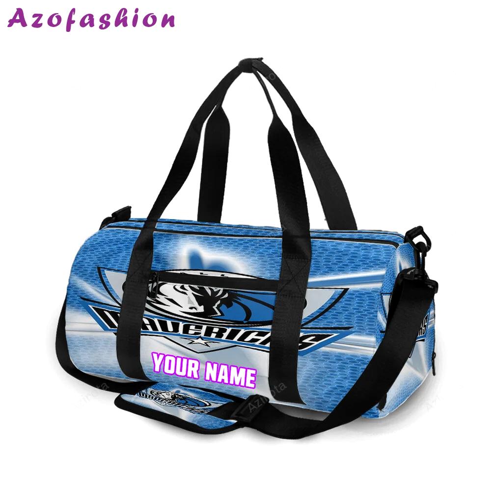 Dallas mavericks logo art 27 personalized name travel bag gym bag 1507 Travel Bag