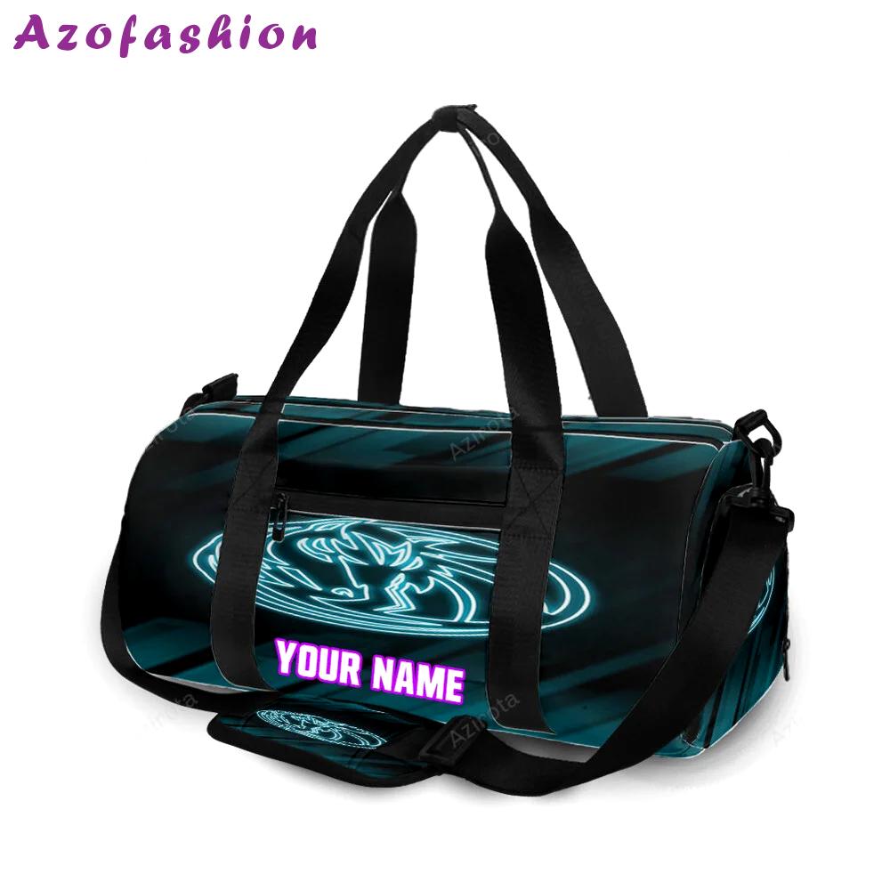 Dallas mavericks logo art 30 personalized name travel bag gym bag 1435 Travel Bag