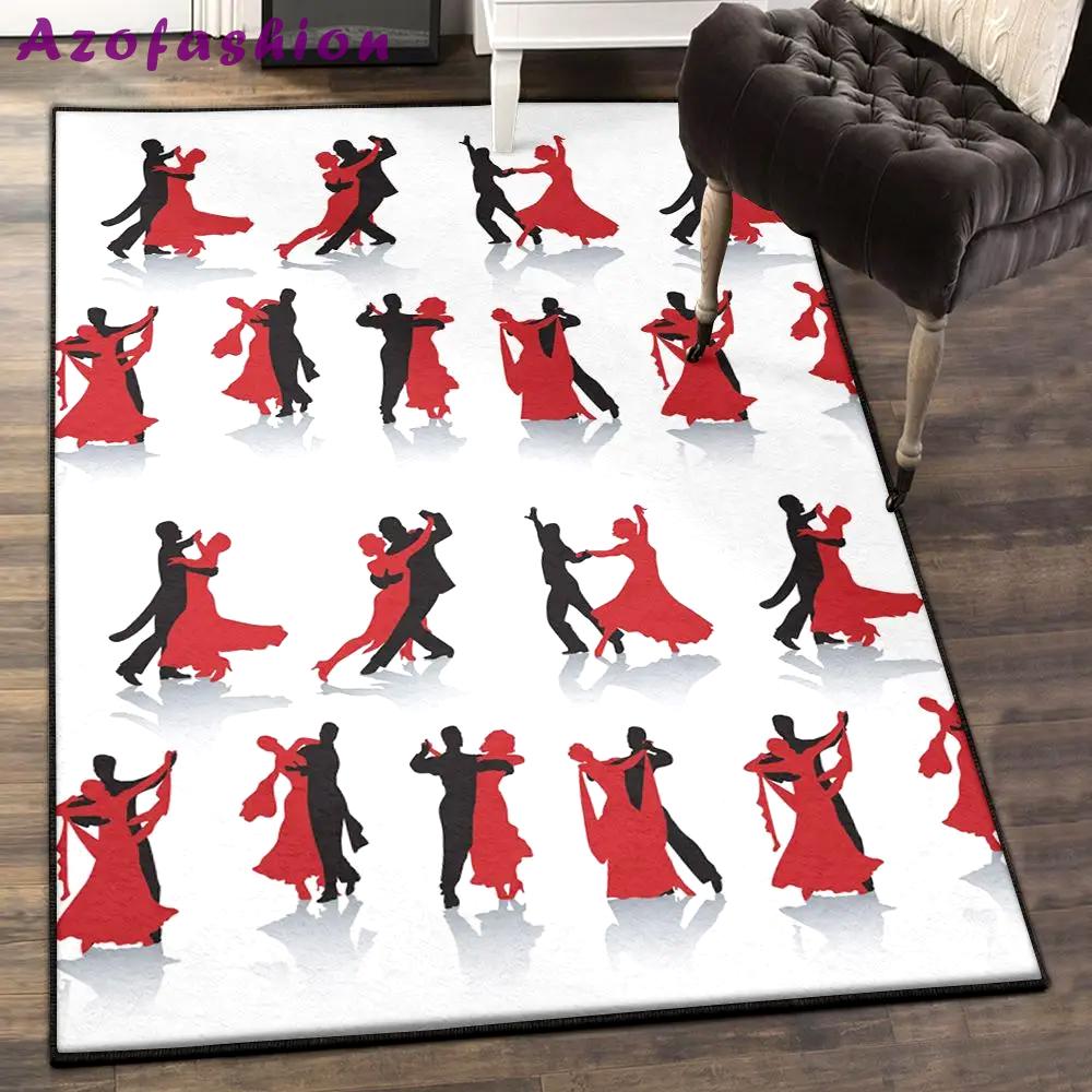 Dance area rugs, ballroom dance rug Rectangle Rug