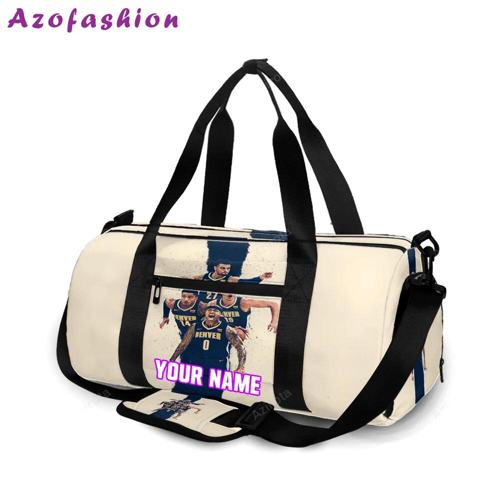 Denver nuggets all players3 personalized name travel bag gym bag 288 Travel Bag