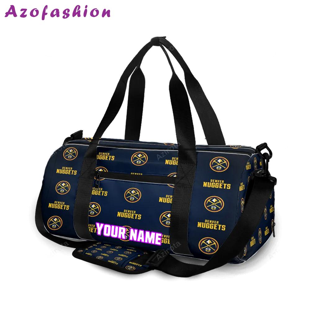 Denver nuggets4 personalized name travel bag gym bag 167 Travel Bag