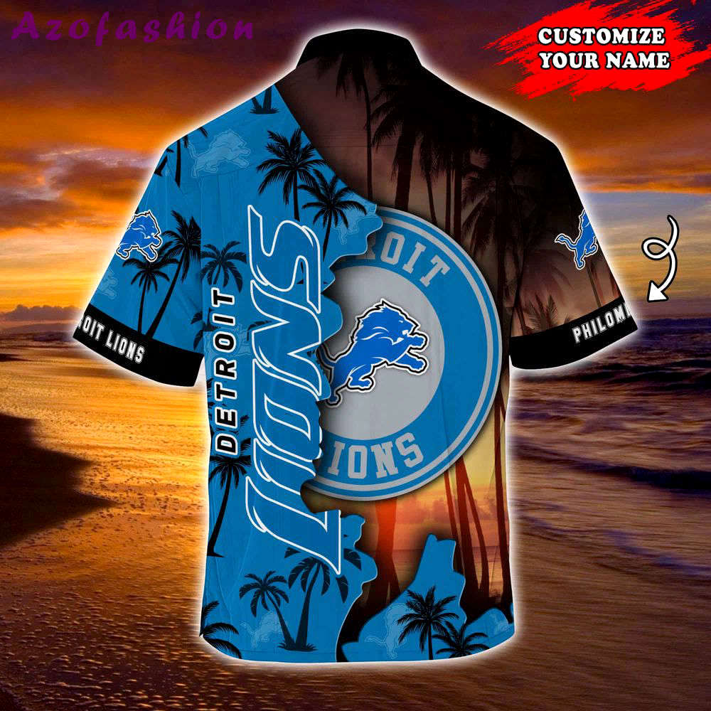 Detroit lions nfl-customized summer hawaii shirt for sports enthusiasts Hawaii Shirt