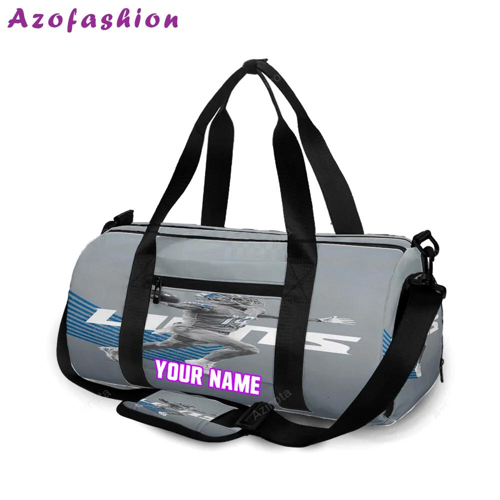 Detroit lions player 14 personalized name travel bag gym bag 870 Travel Bag