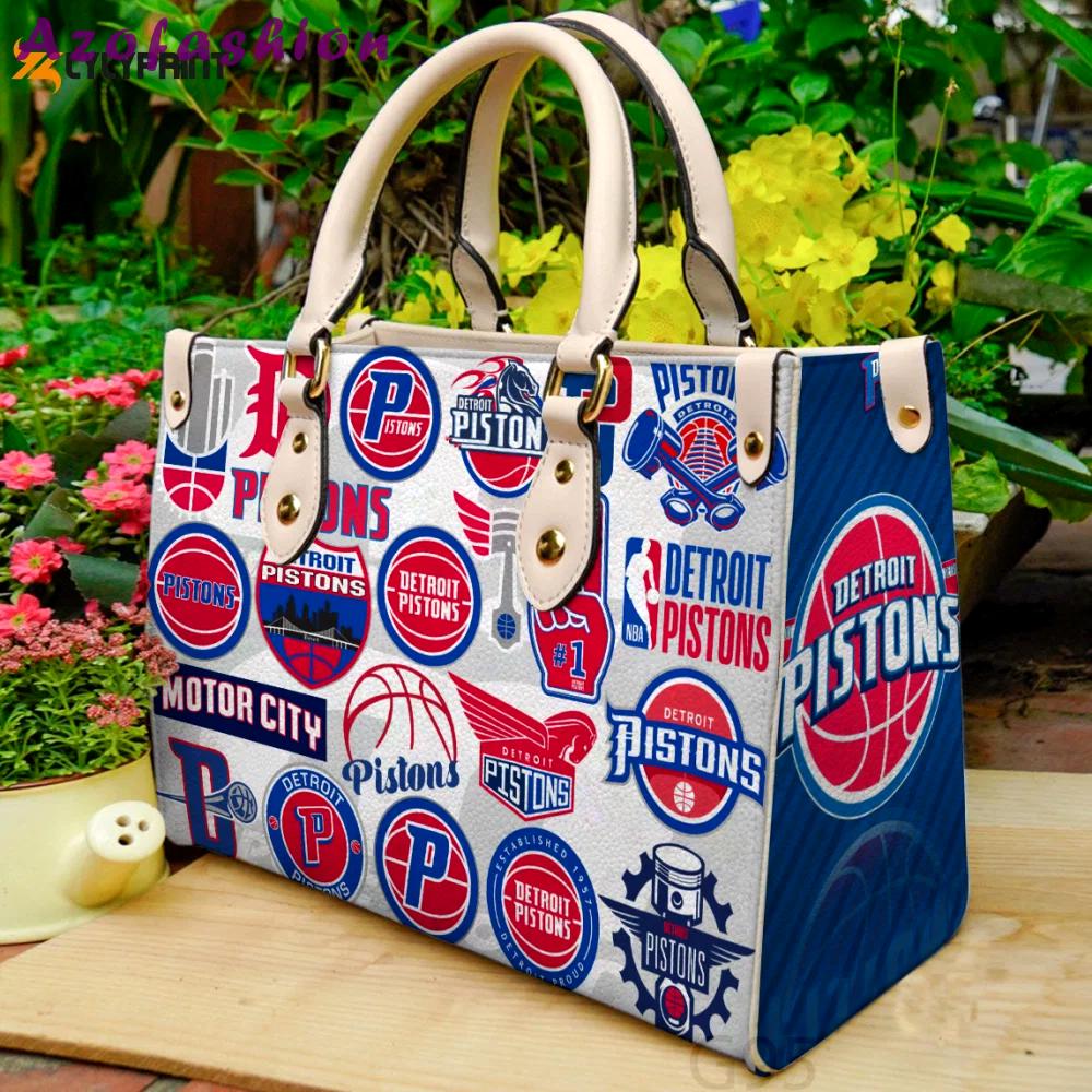 Detroit pistons leather bag for women gift 1795 Women Leather Hand Bag