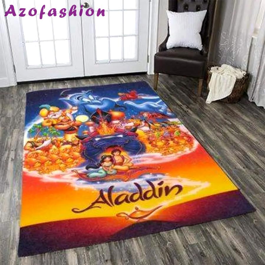 Disney aladdin area rug living room rug home decor movie floor decor a31103 Rectangle Rug