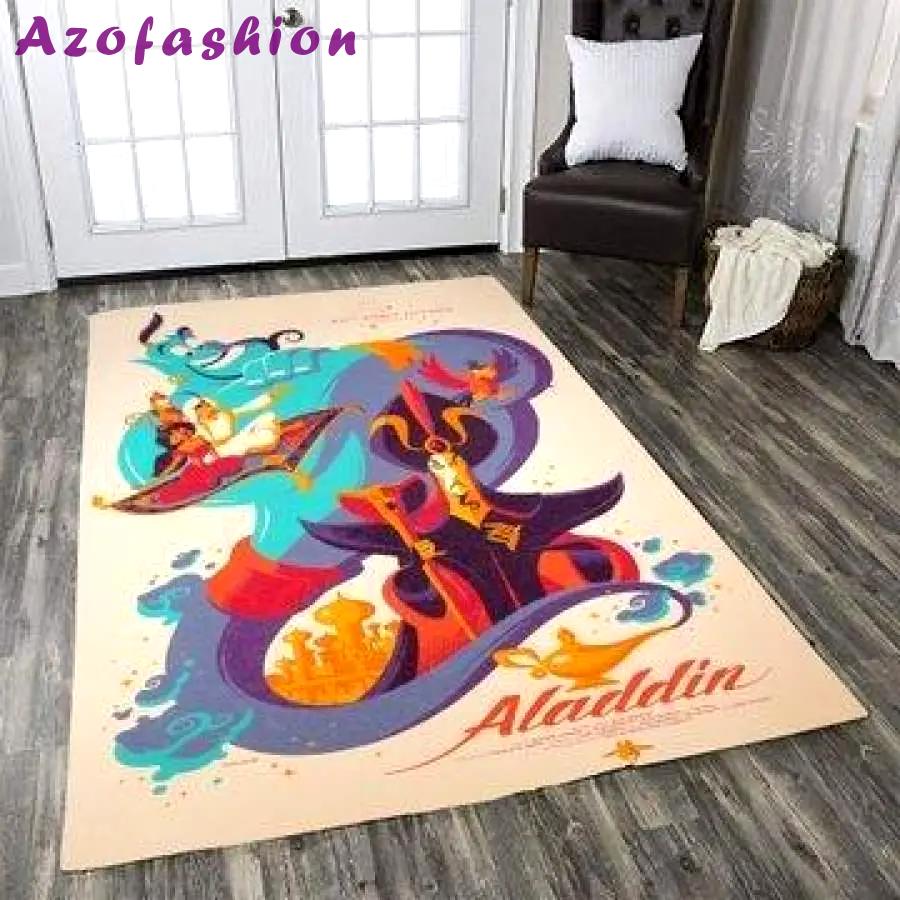Disney aladdin area rug living room rug home decor movie floor decor a31106 Rectangle Rug