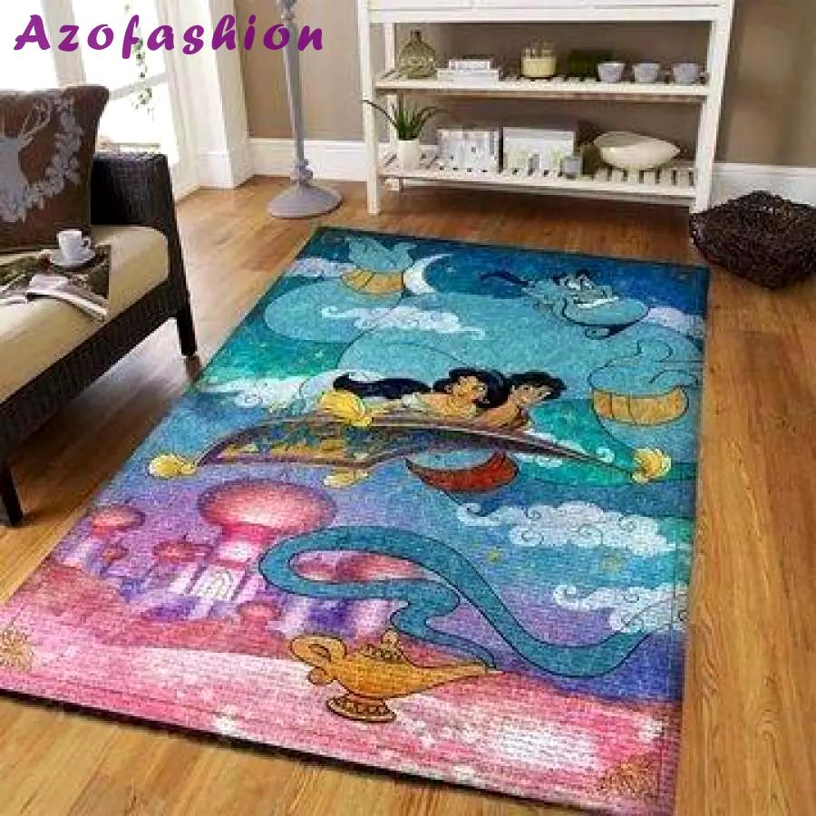 Disney aladdin area rug living room rug home decor movie ofd a31101 Rectangle Rug