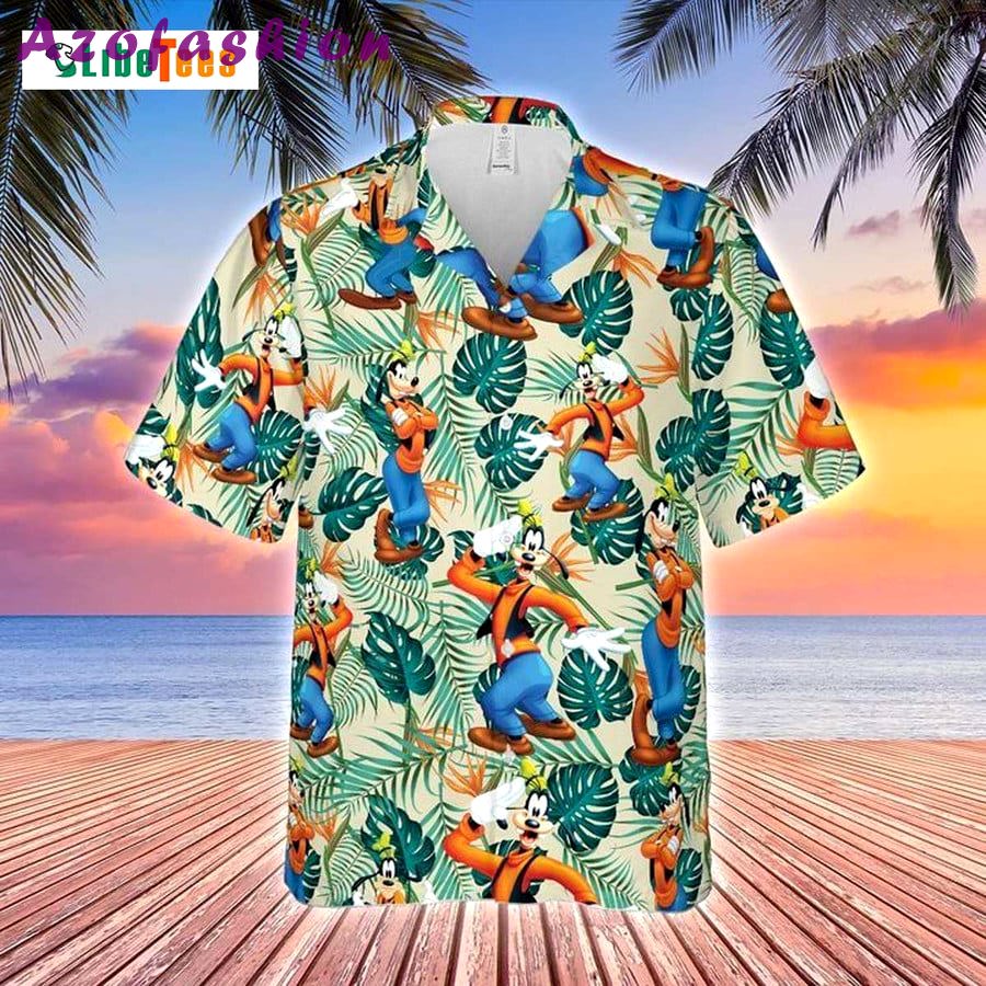 Disney goofy hawaiian shirt Hawaii Shirt Shorts & Flip Flops
