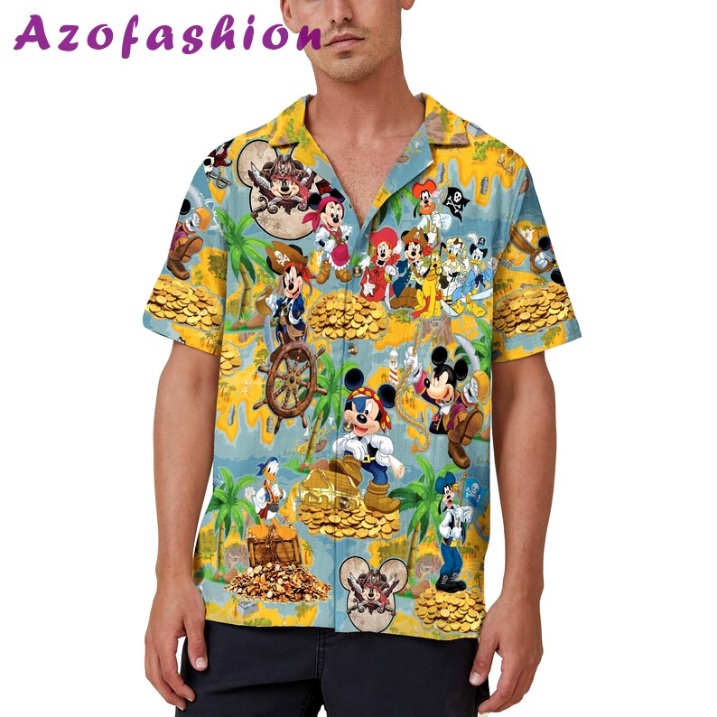 Disney pirates of caribbean hawaii shirt Hawaii Shirt Shorts & Flip Flops