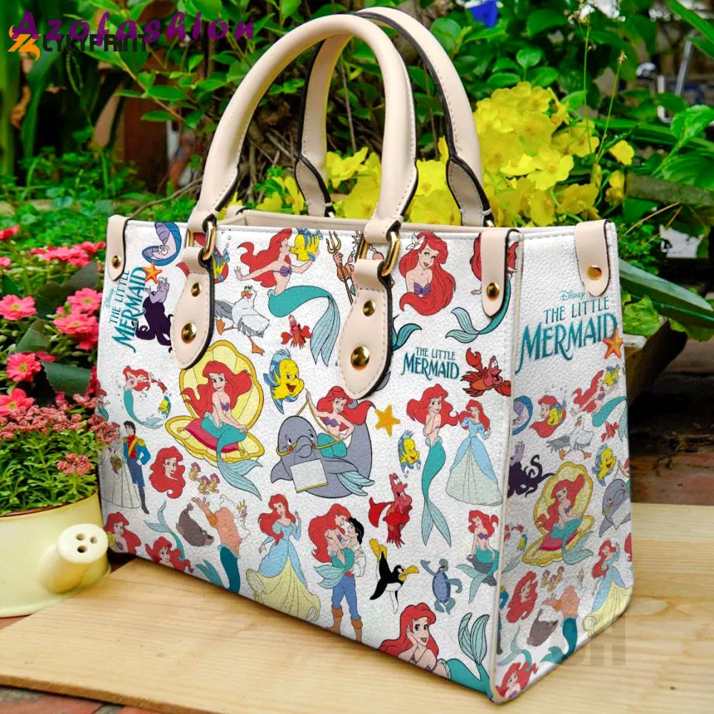 Disney’s the little mermaid leather bag for women gift 1079 Women Leather Hand Bag