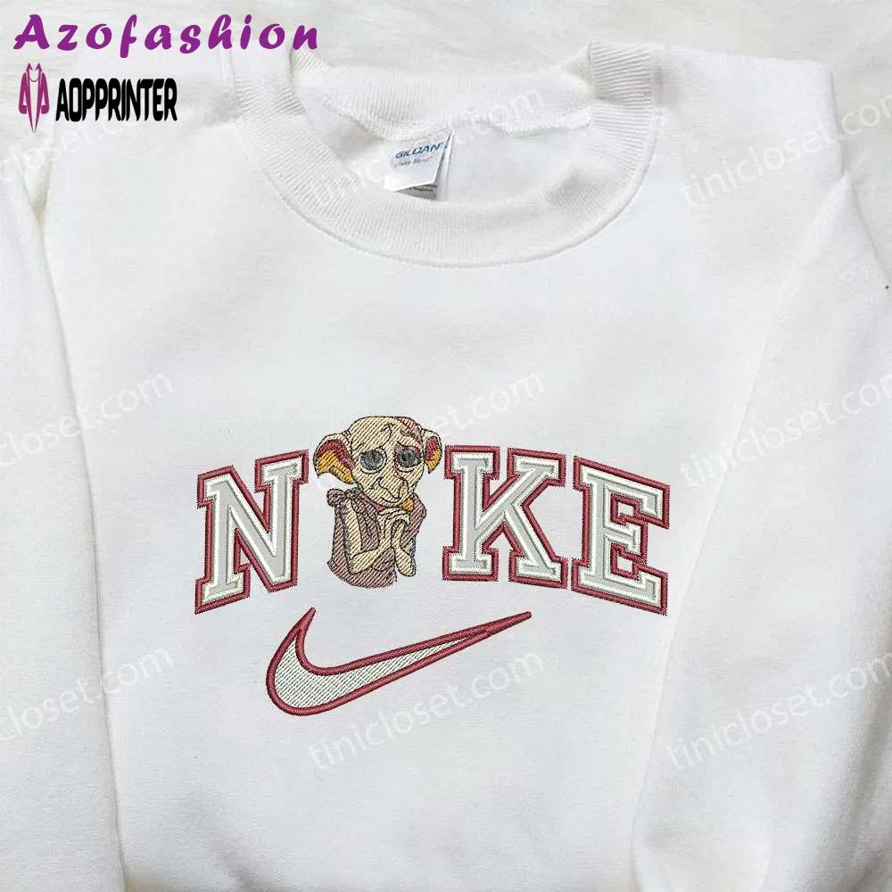 Dobby x nike embroidered shirt – harry potter custom design Embroidered Shirt