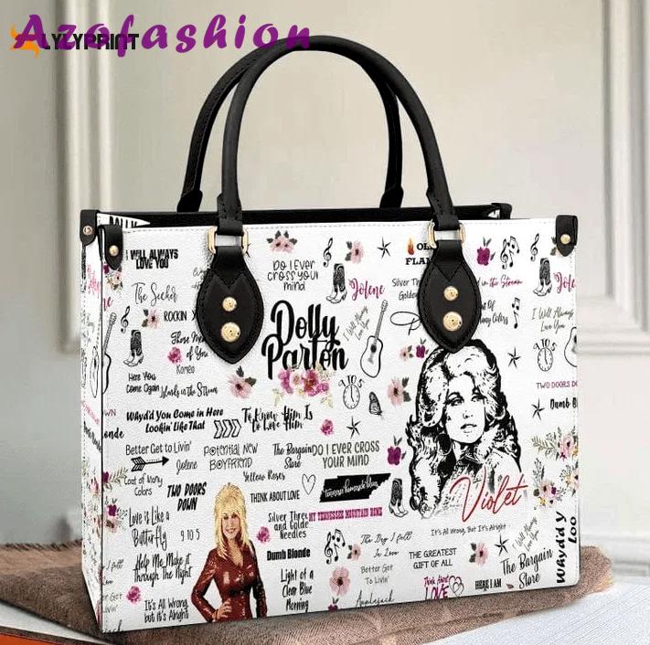 Dolly parton leather handbag 3055 Women Leather Hand Bag